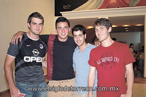 Eduardo Sesma, Manuel García, Fernando Fernández y Adolfo Fernández.