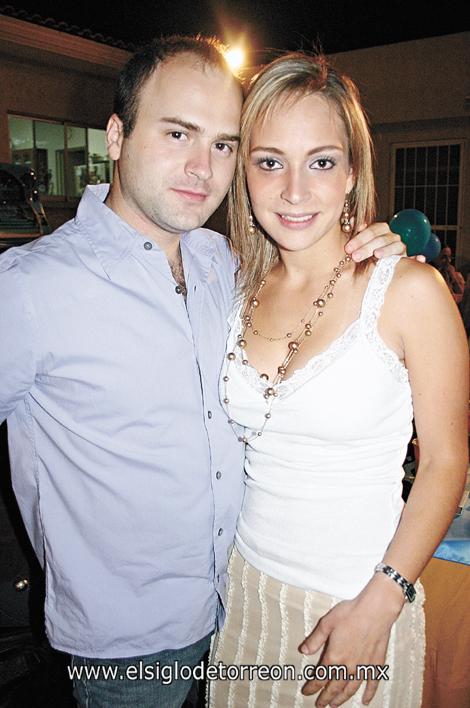 Polo González y Claudia Rueda.