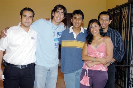 04062006 
Guillermo Galván, Pablo Becerra, Rubén Escobedo, Nora Hernández y Pedro Ruiz.