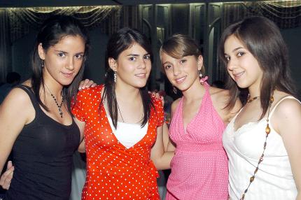 27062006 
Lety Romo, Luzma Ramírez, Aranza Bracho y Bárbara Pérez.