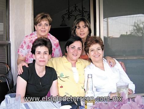 Lula, Rocío, Ana, Marcela y Antonieta.