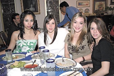 Gloria Hernández, Paola Rubio, Ana Paula Madero y Tania Sánchez.