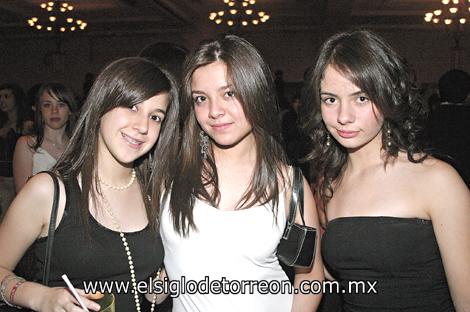 Miriam López, Bárbara Pérez y Melissa Pollet.