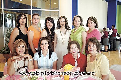 Ernestina Herrera de Echávez, Tina Zugasti de Rivera, Margarita M. de Herrera, Margarita H. de González Treviño, Cristina Towns de Cobos, María Inés González Treviño, Katia Herrera, Gilda Herrera de Nahle, Tere G. de Herrera y Cristy Cobos de Zea