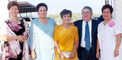 16072006 
María de la Luz Arellano, Alicia de Viesca, Juanita de Serna, Antonio Serna y Georgina  Suárez.