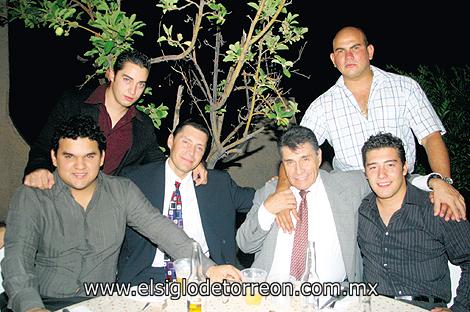 Aleisther Garza, Antonio Nohra, Humberto Madero, Alberto Martínez, Jersson Martínez y Jersson Martinez G.