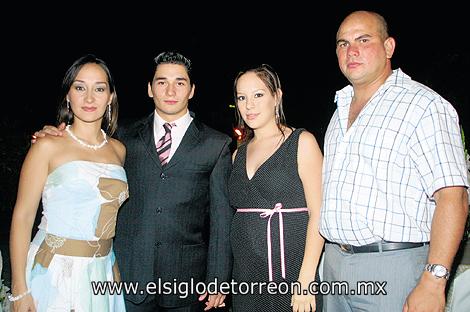 Deneb de Nohra, Jersson Garza, Sharon Betancourt y Tony Nohra.