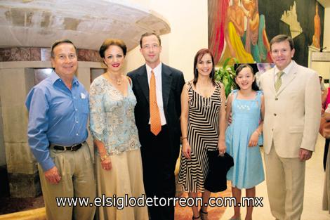 Francisco Murillo Samper, Cecy Vázquez de Murillo, René Fortul, Daniela Martínez Jalife, Luvy González Cuesta y Carlos González Castañon