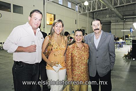 Rodolfo Haro Vázquez, Brenda de Haro, Leticia Herrera de Lozano y Arturo Lozano Sada.