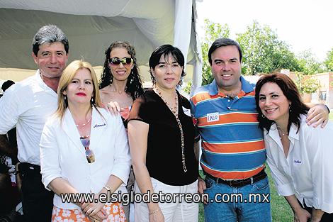 Guillermo Saldaña, Marianela Díaz de León, Martha Castañeda, Silvia Hernández, Eduardo Ortuño y Cynthia Castillo.