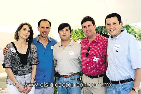 Graciela Bujdud Martínez, Víctor González Barreiro, Bernardo Gurza Islas, Jesús R. Martínez Morales y Jerónimo Zolezzi Martínez.