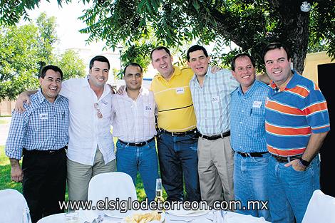 Gabriel Dávila, Sergio Cordero, José Luis Acosta, David Valdéz, Raúl Lugo, Roberto Roiz y Eduardo Ortuño.