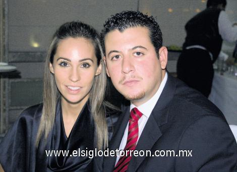 Lorena Pérez Estens y Humberto Rosas.