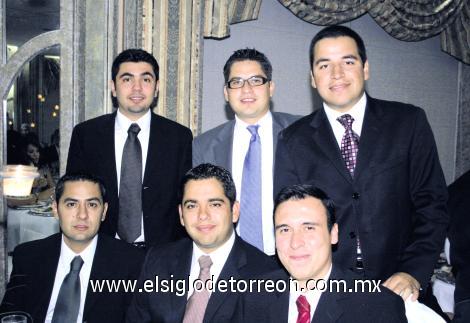 Favio Montoya, Juan Antonio Ramos, Francisco Rivera, Roberto Sánchez, Miguel Ángel Mena y Rodolfo Robles.