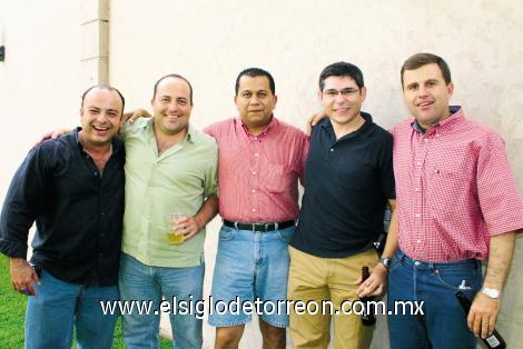 Carlos de la Maza, Ernesto Tatay, Arturo Hernández, Víctor Garnier y Gustavo Gilio.