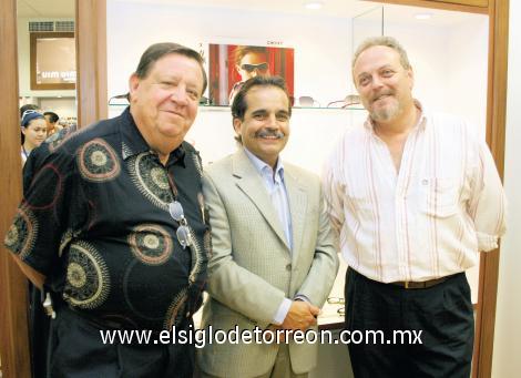 Ignacio Martínez Guerra, César del Bosque Garza y Raniero Sambuci.