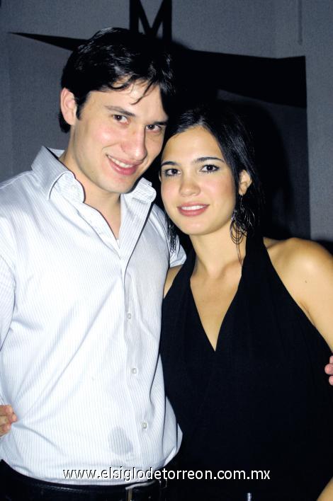 Jaime Núñez y Lorena Sáenz.