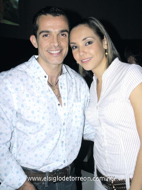 Cesar de la Maza y Liliana Torres.