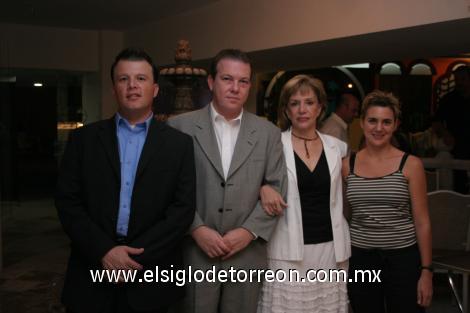 Eugenio González, Sergio Nader, Margarita Serrato y Mireya Sobrino.