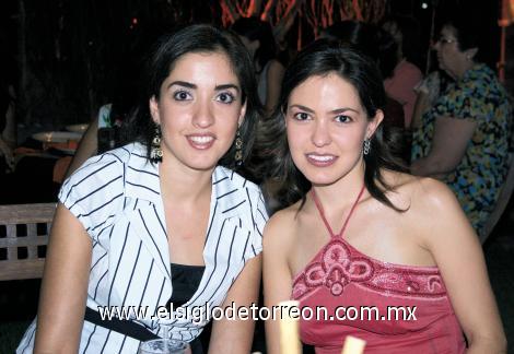 Claudia Hamdan de Gallegos y Mariam Villalobos González.