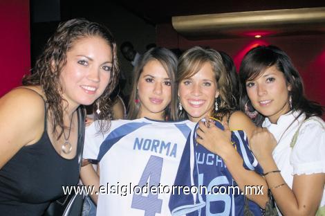 Marcela Guerrero, Norma López, Martha Ganem y Carmen Salgado.