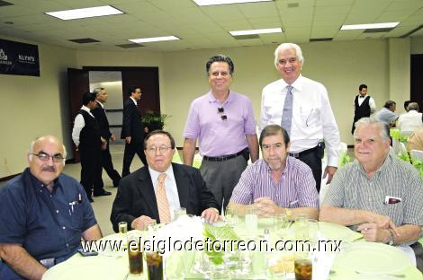 Fernando Menéndez, Alejandro López, Jesús Villarreal, Alejandro Gurza, Antonio Foster y Ezequiel Siller.