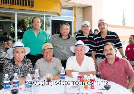 Ricardo Moreno, Christian Collier de la Marliere, Oscar Russek, José Sánchez Izquierdo, Antonio Lee, Ricardo Acosta, Armando Navarro y Miguel Wong Sánchez.