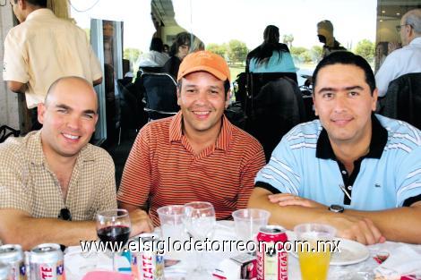 Ricardo Sada, Luis Felipe Ríos y Mauricio Obeso.