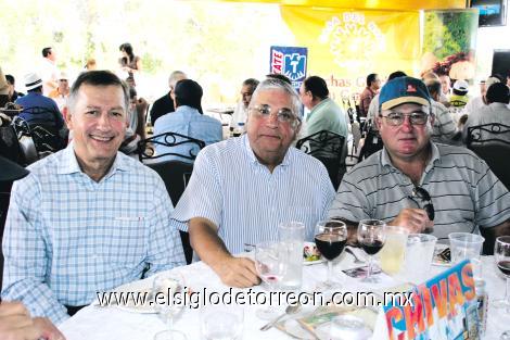 Ramiro Cantú, Alejandro Safa y Ernesto Olhagaray.