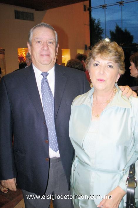 Javier Iriarte Maisterrena y Celia Jalife de Iriarte.