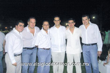 Jorge Fahur, Jaime Russek, José Román, Pablo Murra, Nessim Issa y Manuel Garza.