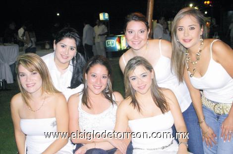 Edna, Vilma, Malusa, Laura, Silvia y Fernanda.