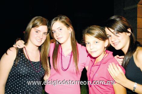 Fer Teele, Ale Calvete, Ilse Villarreal y María Llamas.