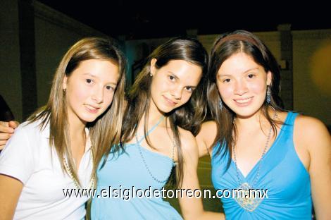 Marifer, Ale y Eva.