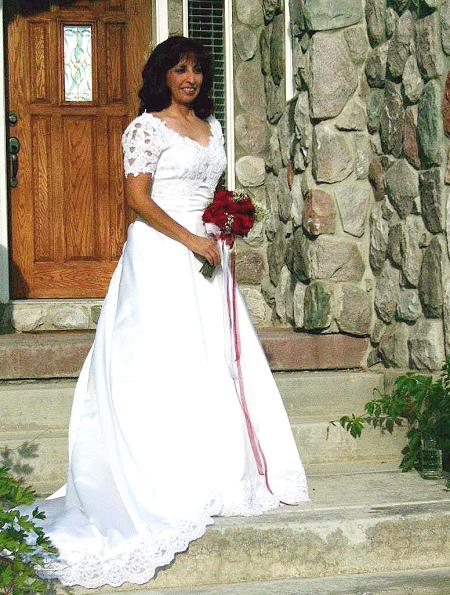 Dra. Beatriz Álvarez García, el día de su boda con el Sr. Wayne Tuttle Davis.