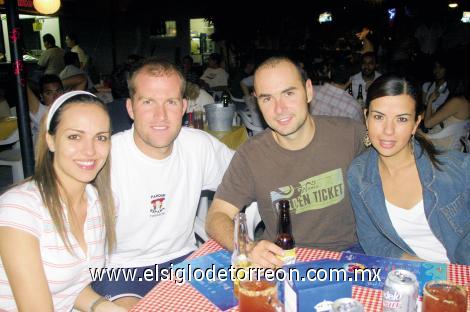 Ale Sepúlveda, Carlos Córdoba, Carlos Sada y Sofía de Sada.