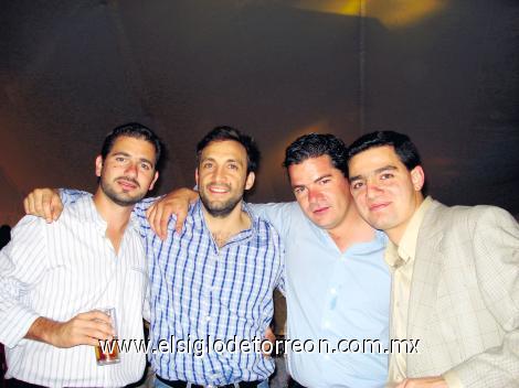 Humberto Ruíz, Gustavo Aizcorbe, Jorge Jalife y Nesim Issa