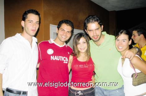 Giorgio Aronis, Rubén Castillo, Lydia Cárdenas, Andrés González Treviño y Evelyn Cuellar.