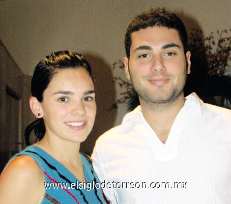 María Elvira Garza y Esteban Marcos.