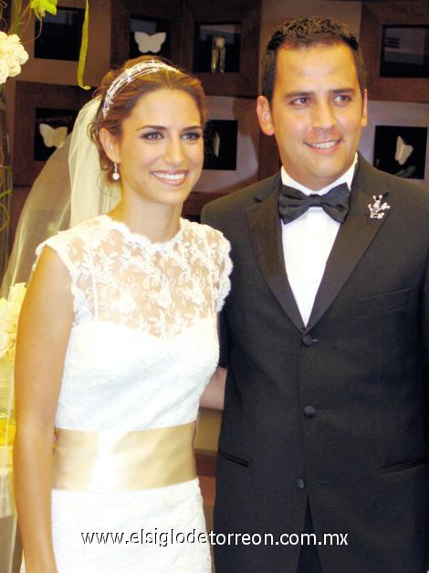 UNA BODA CON MUCHO AMBIENTE
Daniela Murra Marroquín y Rogelio Cuellar García.