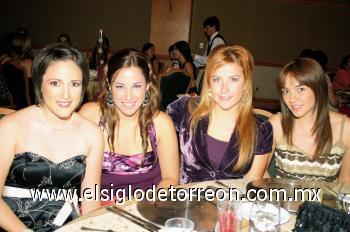 Marisol Olivares, Daniela Graham, Daniela Bo Romo y Karen Plata.