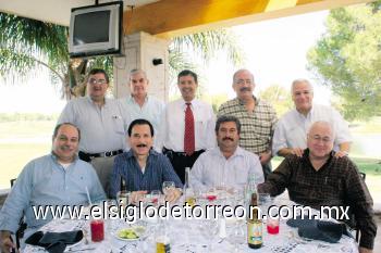 Ramón García de la Cruz, Jorge Hernández, Fernando Félix, José Jiménez, Antonio López Barrio, Fernando González, Alejandro Gidi, Jorge Pérez y Sergio Berlanga.