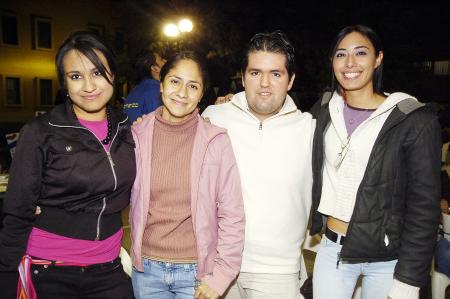 25112006 
 Alejandra Rodríguez, Hilda Alvarado, Guillermo Loaeza y Claudia Ternero