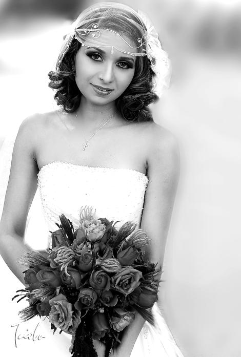 Dra. Érika Orpinel Almanza, el día de su boda con el Dr.Roberto Sánchez Moreno.