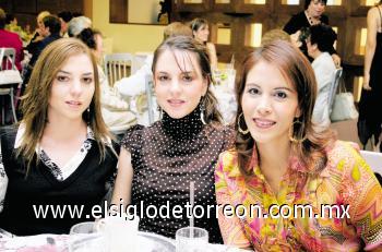 Susana Garza García, Sofía Garza de Marcos y Cecy Valencia de González.