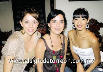 Susu Luna, Ana Cristina Diez y Karla Wong.