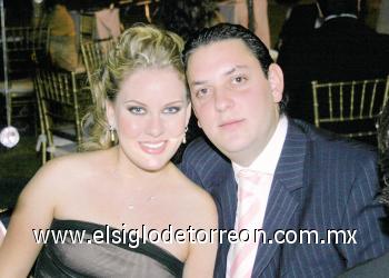 Mariana de la Garza y José Ramón Sánchez.