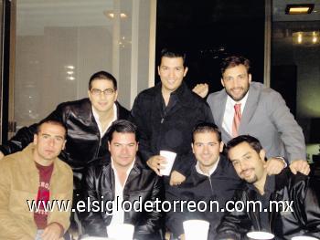 Guillermo Rocha, Jorge Jalife, Humberto Ruíz, Alejandro Tavera, Iván Garza Tijerina, Miguel Alatorre y Gustavo Aizcorbe