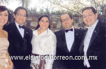 Bárbara Mijares de López, Braulio López Fernández , Sofía Anaya de López, Rogelio López Fernández y Alejandro López Fernández.