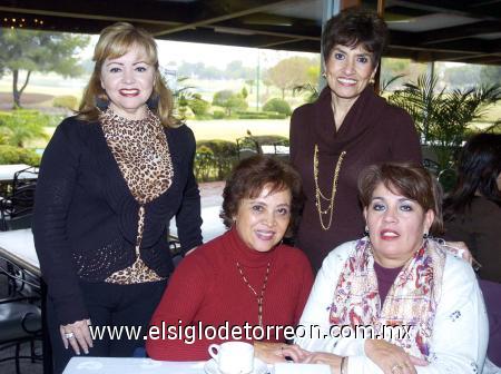 30122006 
 Lety de Abusaid, Rosy de Esguinca, Edith de Olivier y Lupita de Anaya